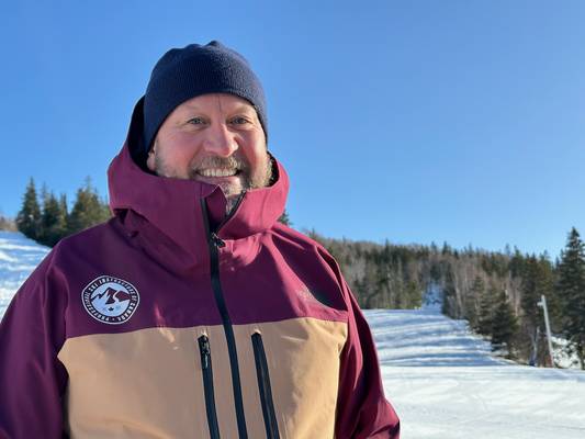 Darren MacDonald on the mountain
